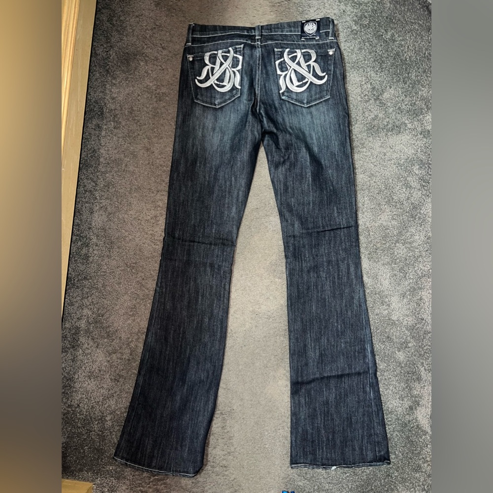 Jeans with silver detail on pockets